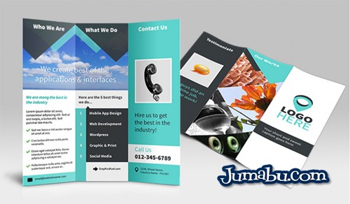 Plantillas de Folleto Tríptico para Imprimir | Jumabu Plantillas de Folleto Tríptico para Imprimir | Jumabu